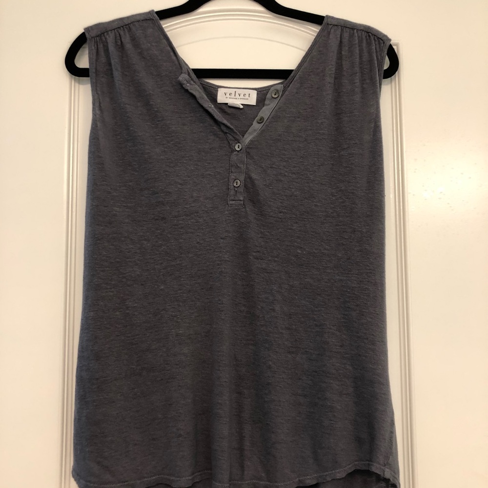 Velvet Sleeveless Top